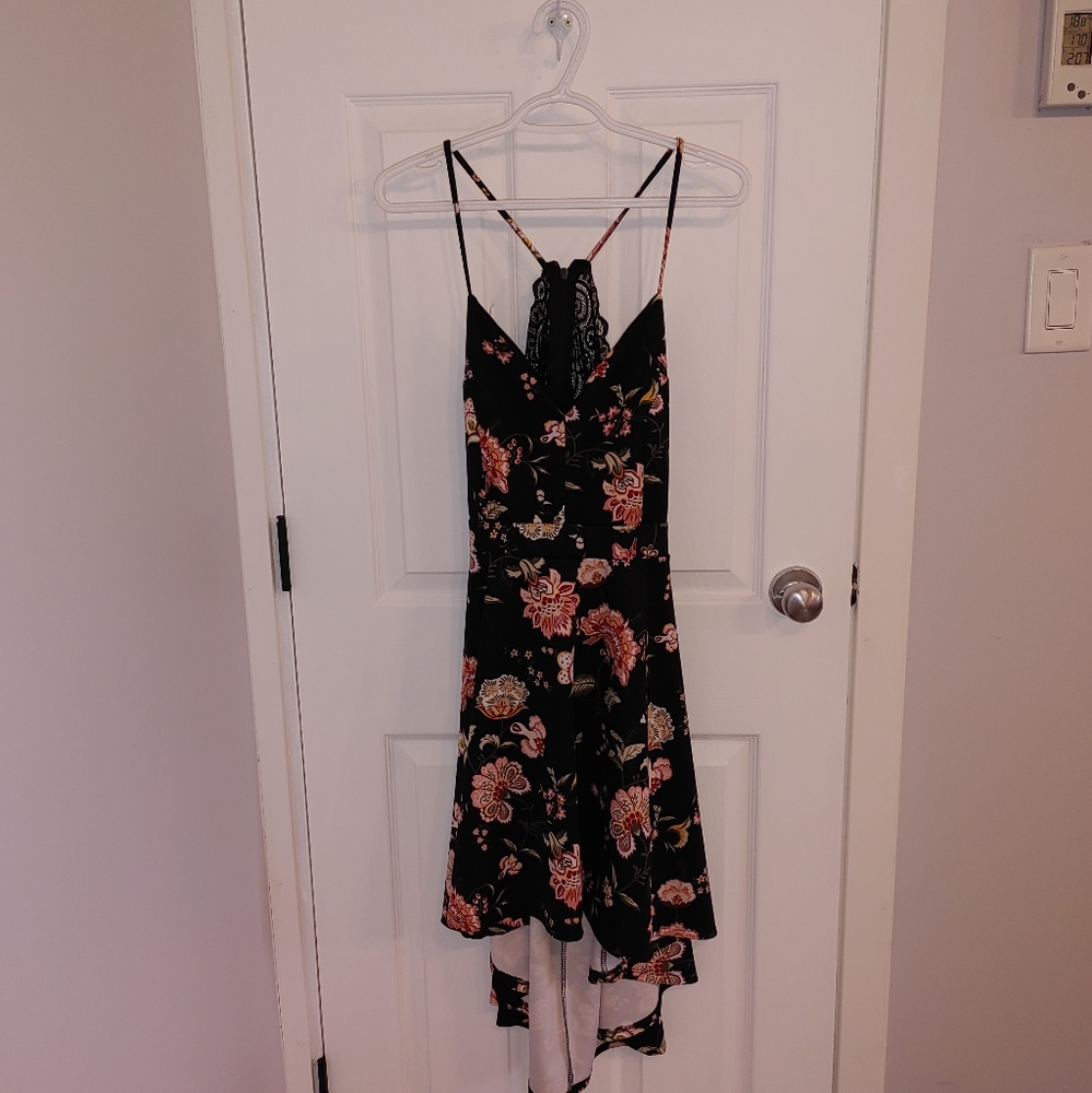 Dress. High-low with lace